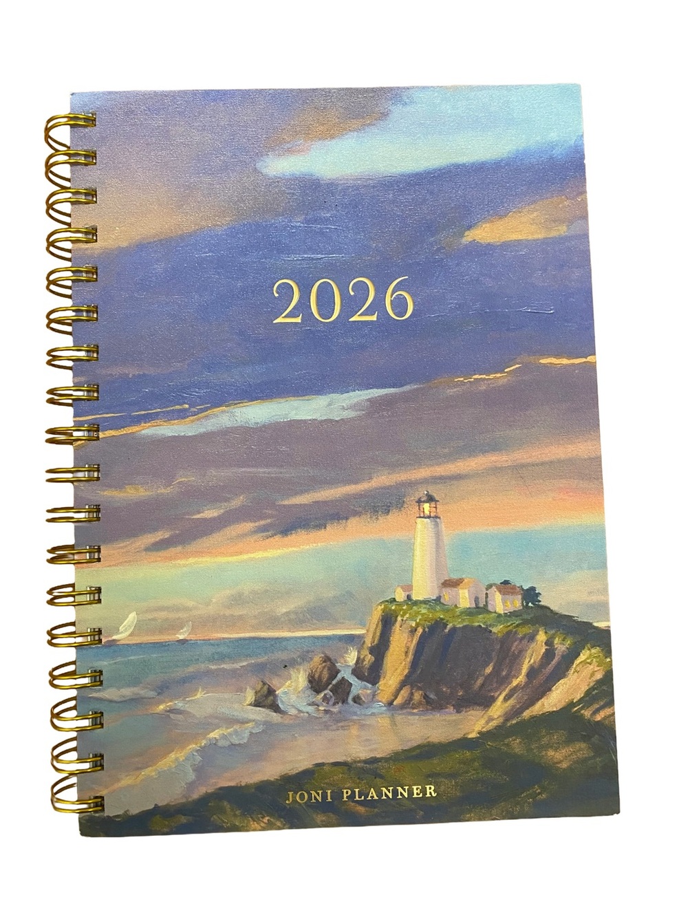 2026 Lighthouse Spiral-Bound Planner Joni Eareckson Tada